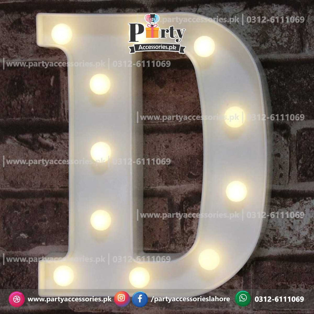 LED letters | LED Alphabets D