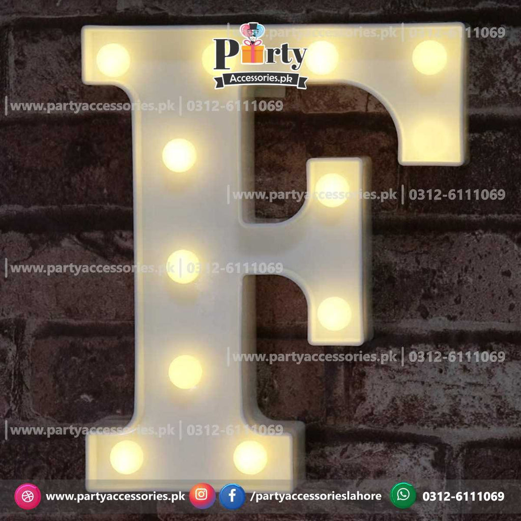 LED letters | LED Alphabets F