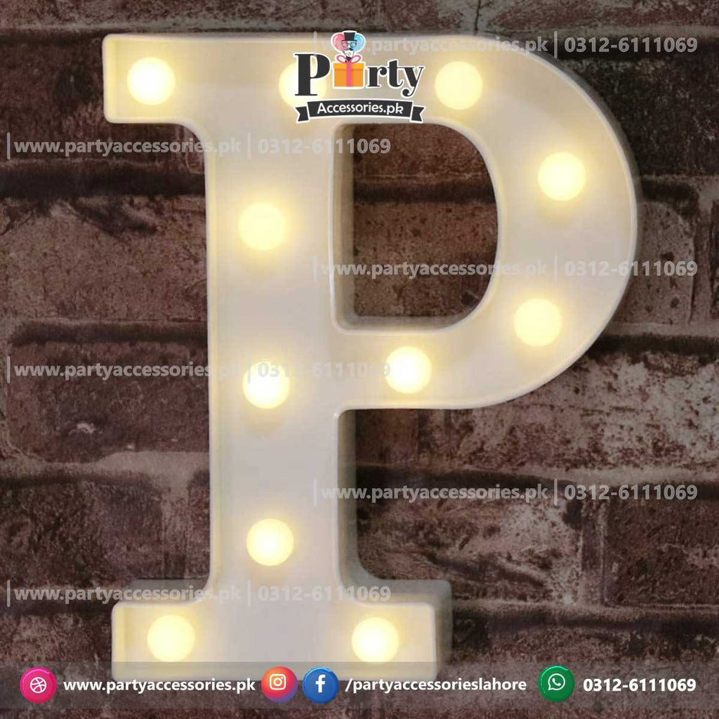 LED letters | LED Alphabets P