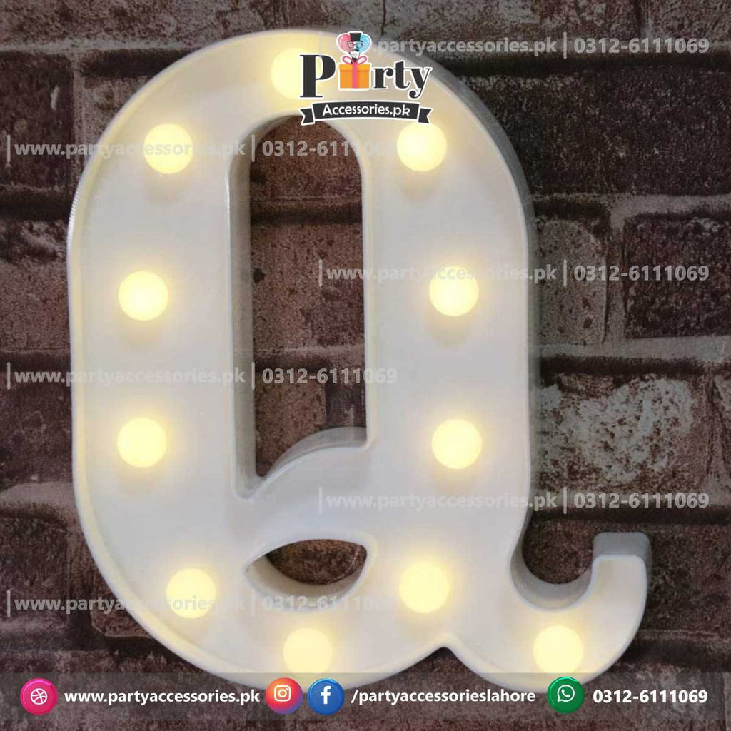 LED letters | LED Alphabets Q