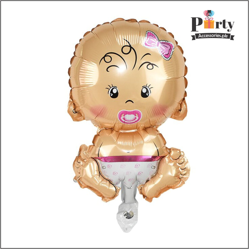 Baby Girl Shaped Balloon for Baby Shower