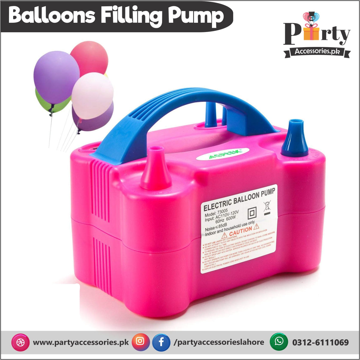 High speed Balloon filling electric pump machine