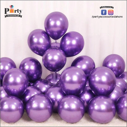 purple shiny balloons 