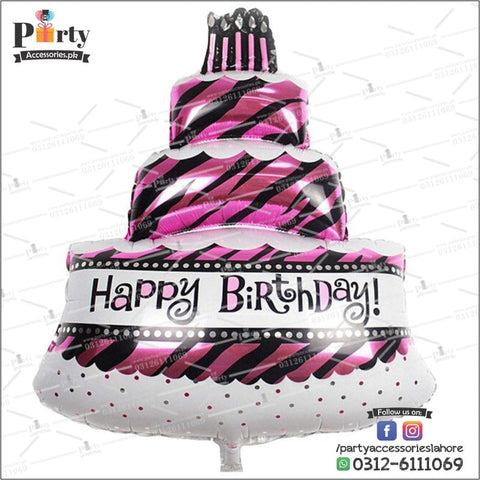 Cake foil balloon jumbo size