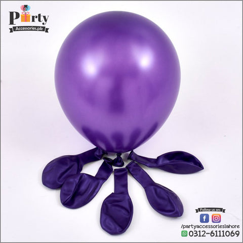 plain purple balloons