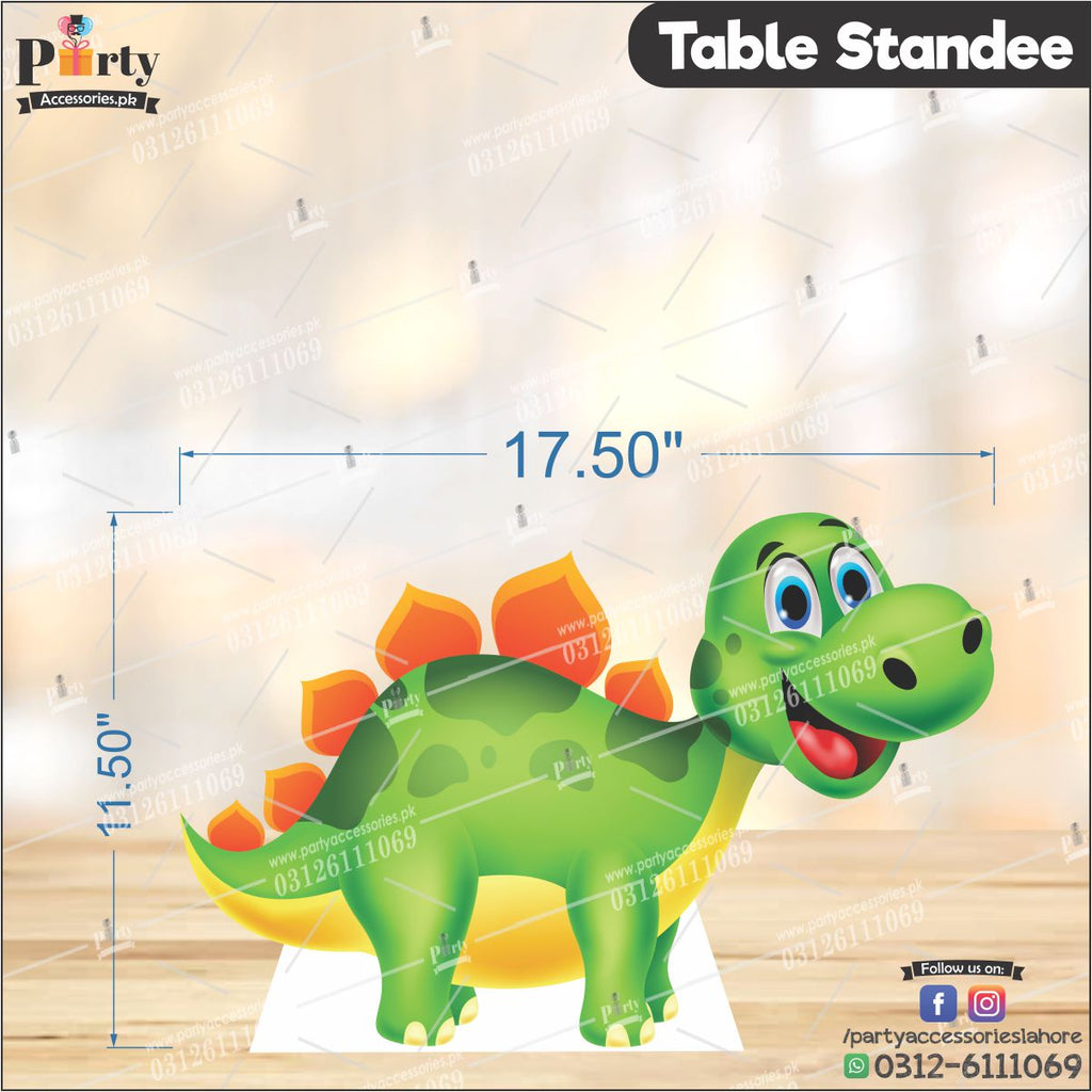 Customized Dinosaur theme Table standing character cutouts